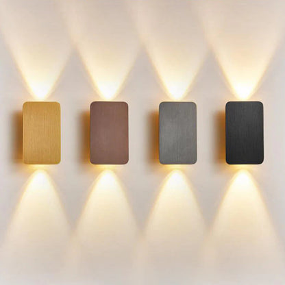 Rectangular Up and Down LED Wall Light