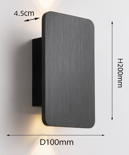 Rectangular Up and Down LED Wall Light