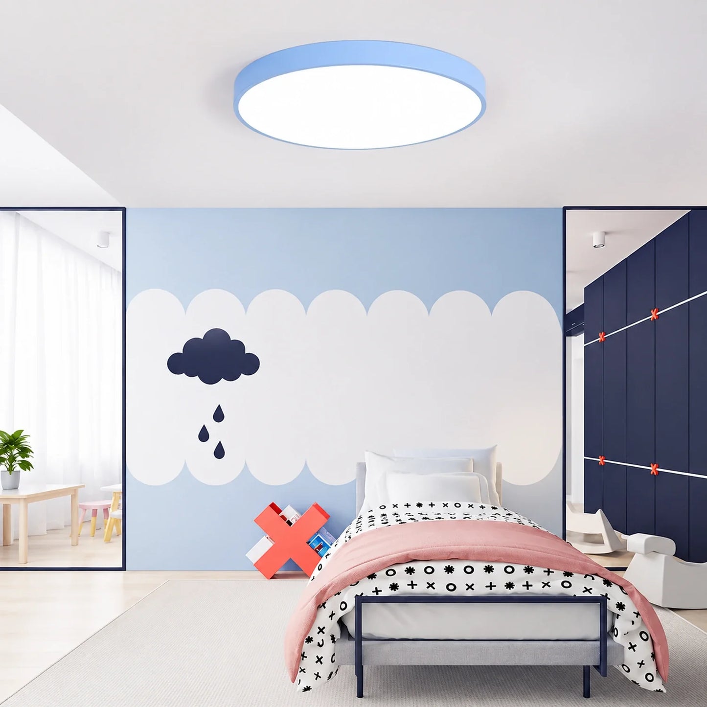 Modern Round LED Surface-Mounted Ceiling Light