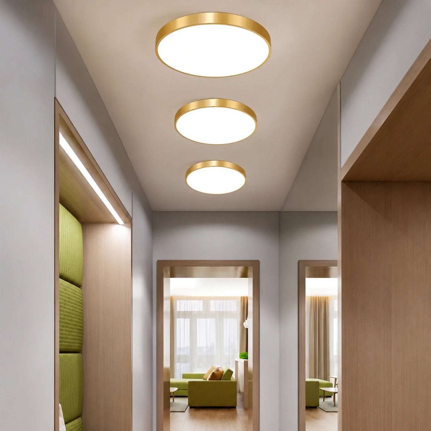 Modern Round LED Surface-Mounted Ceiling Light