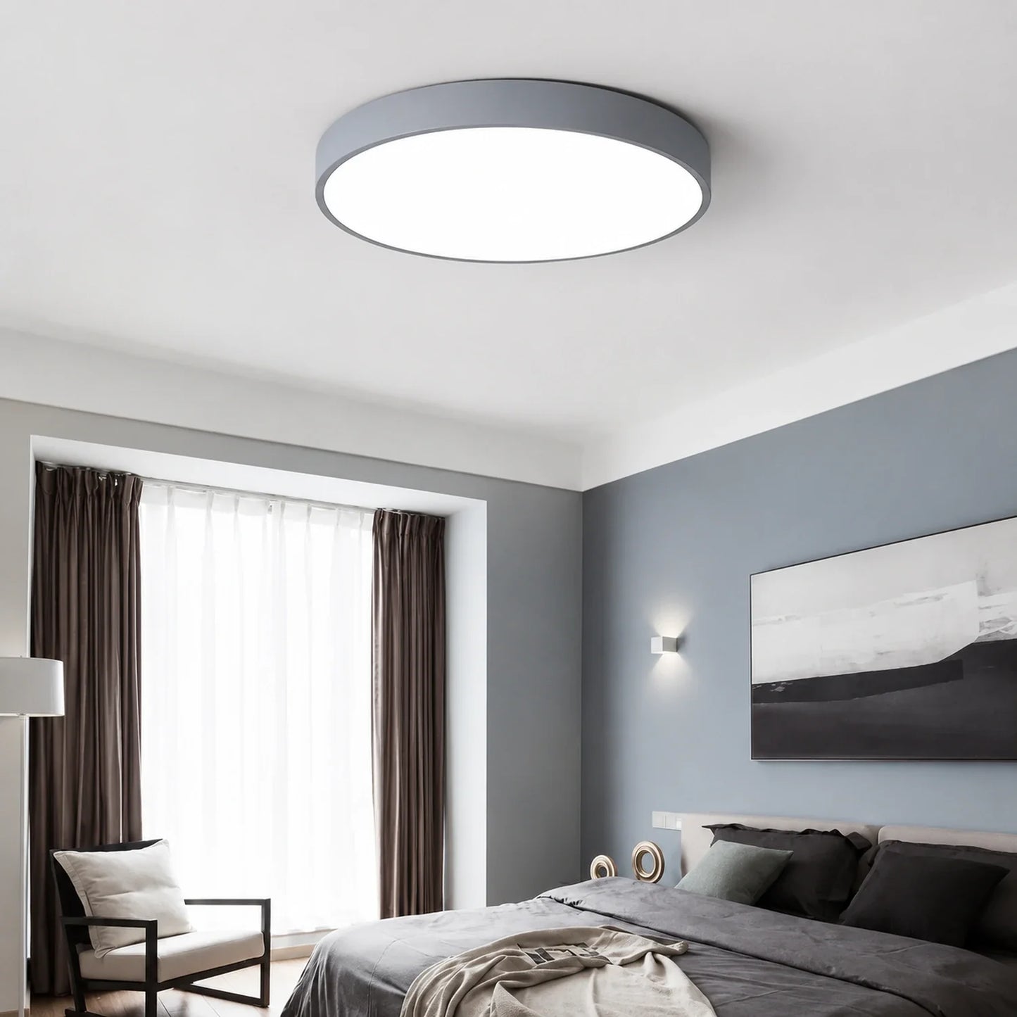 Modern Round LED Surface-Mounted Ceiling Light