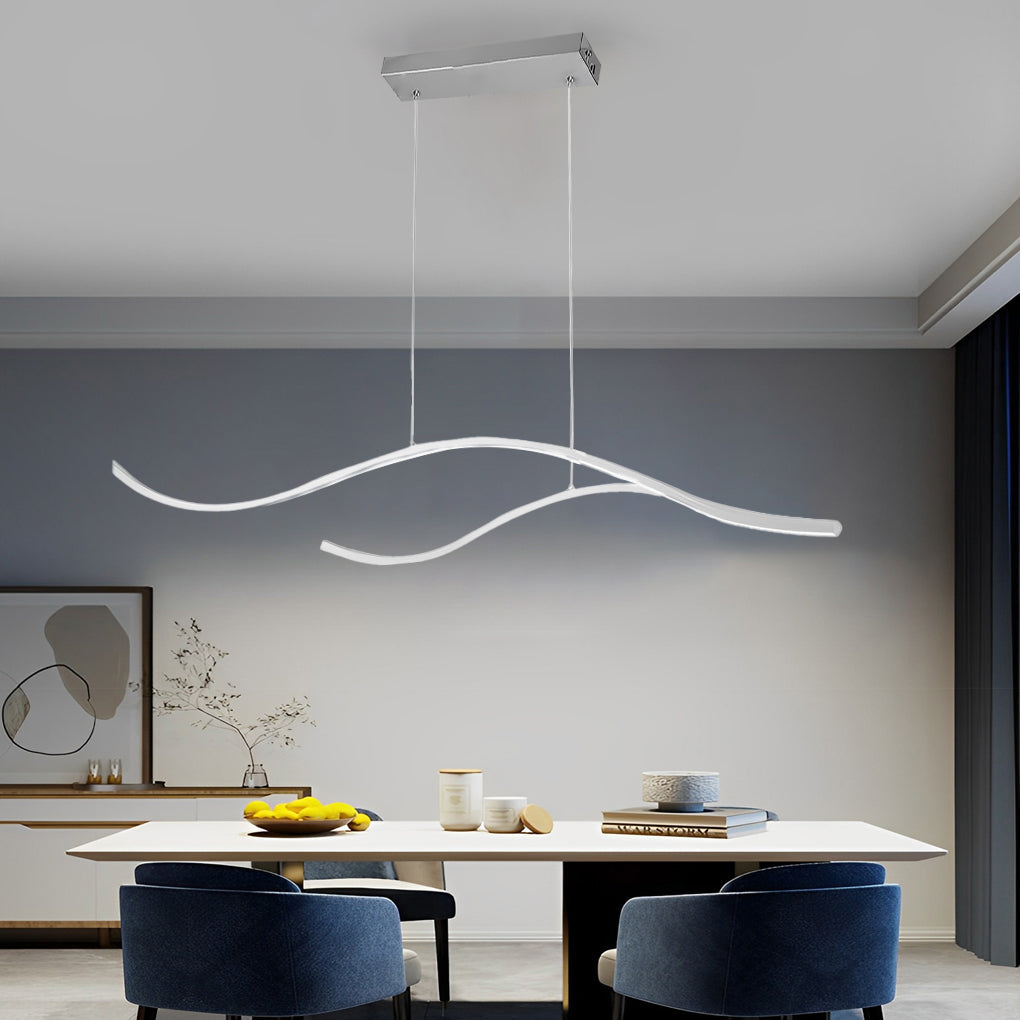 Linear LED Pendant Light for Dining Table