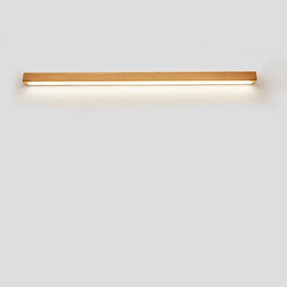 Solid Wood Linear LED Wall Light