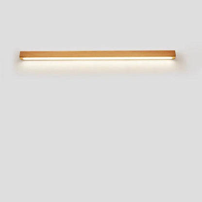Solid Wood Linear LED Wall Light