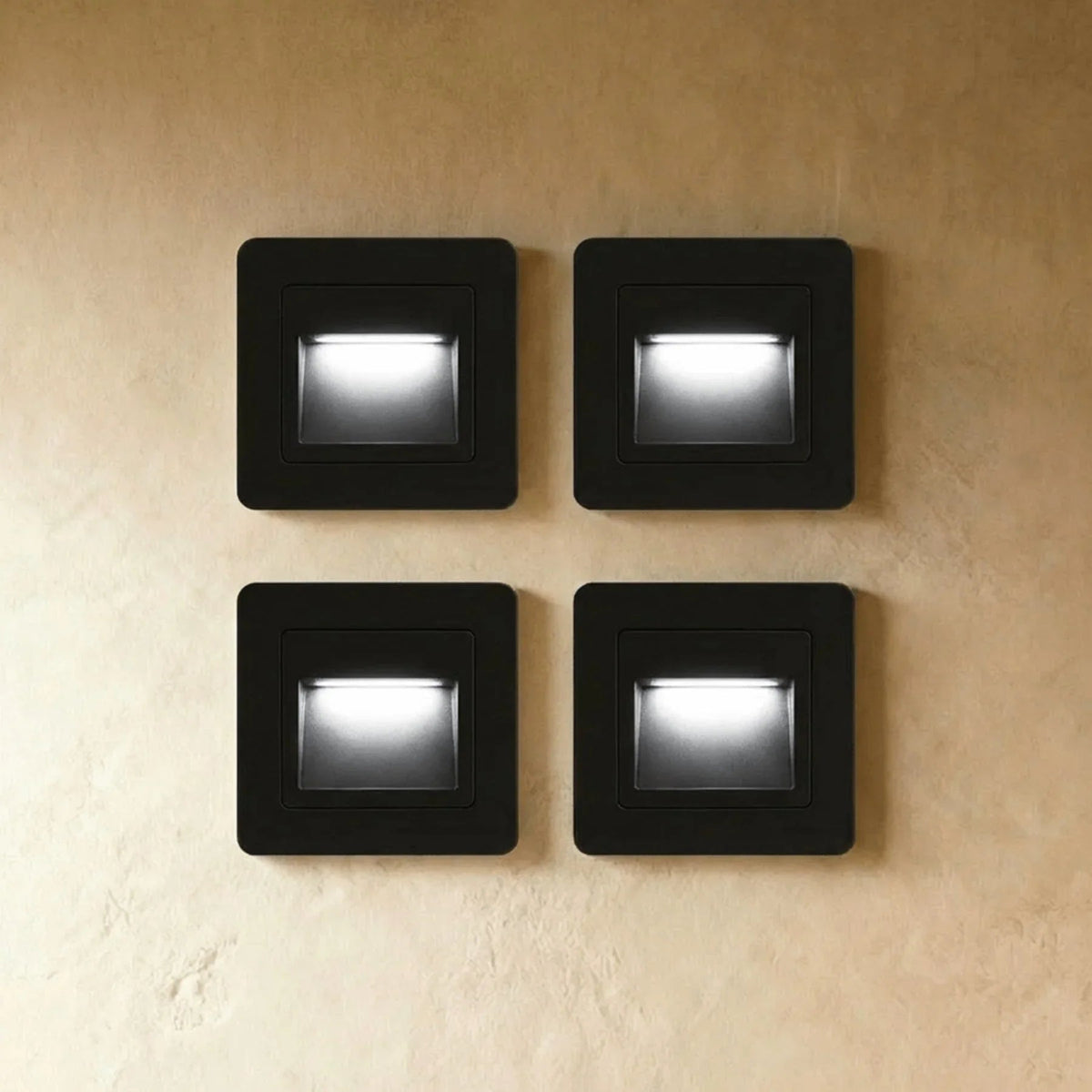 Square LED Stair and Step Wall Light