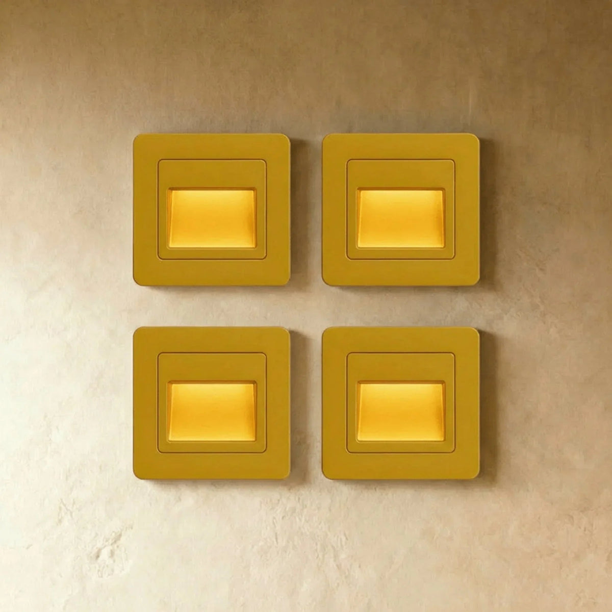 Square LED Stair and Step Wall Light
