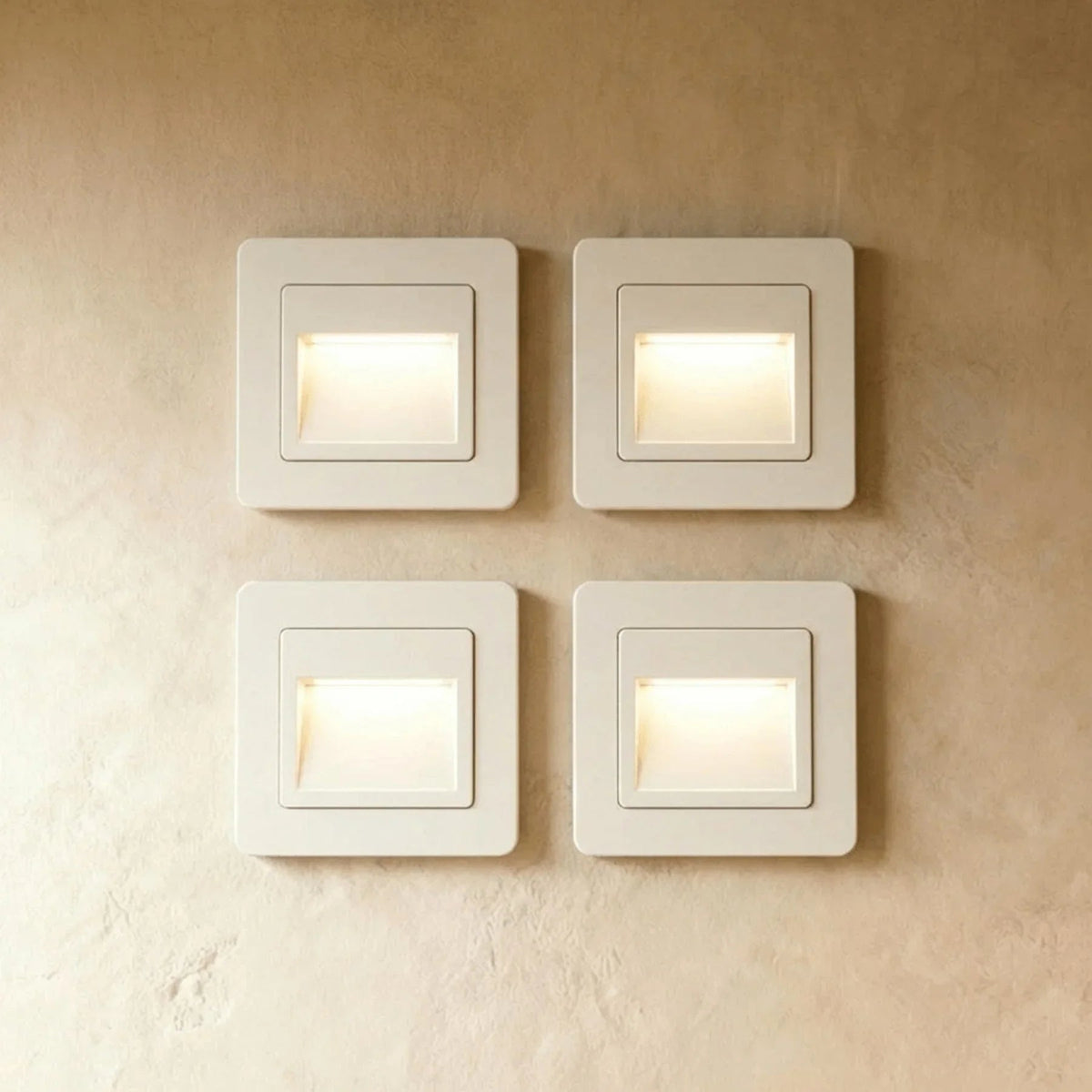 Square LED Stair and Step Wall Light
