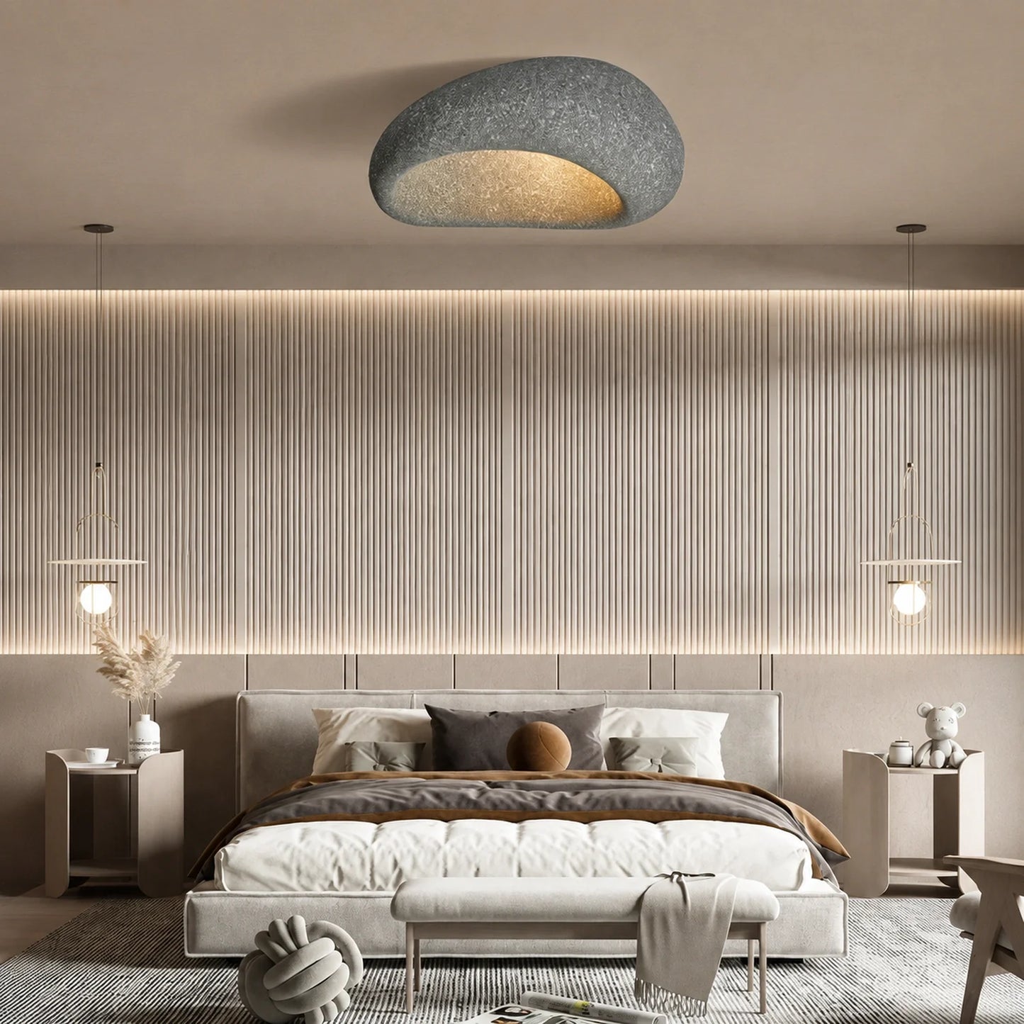 Nordic Wabi Sabi LED Ceiling Light