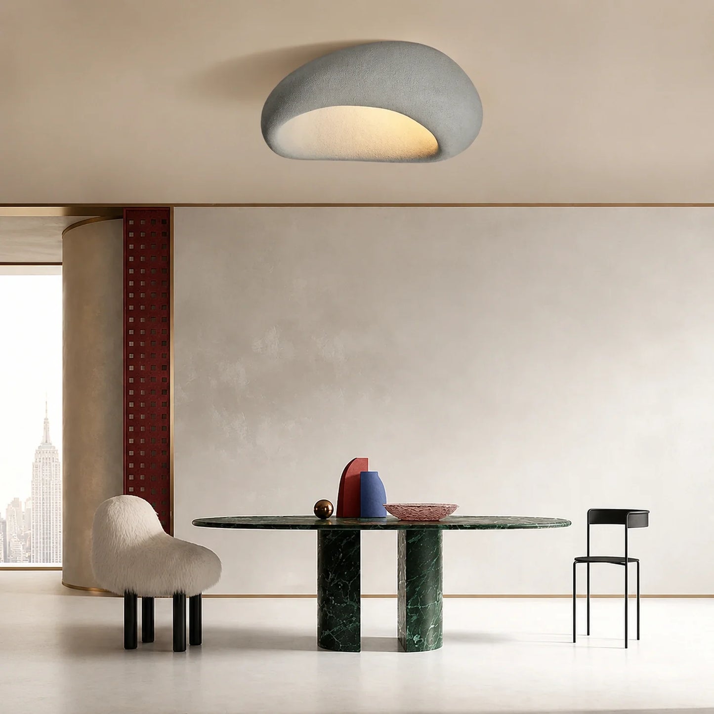 Nordic Wabi Sabi LED Ceiling Light