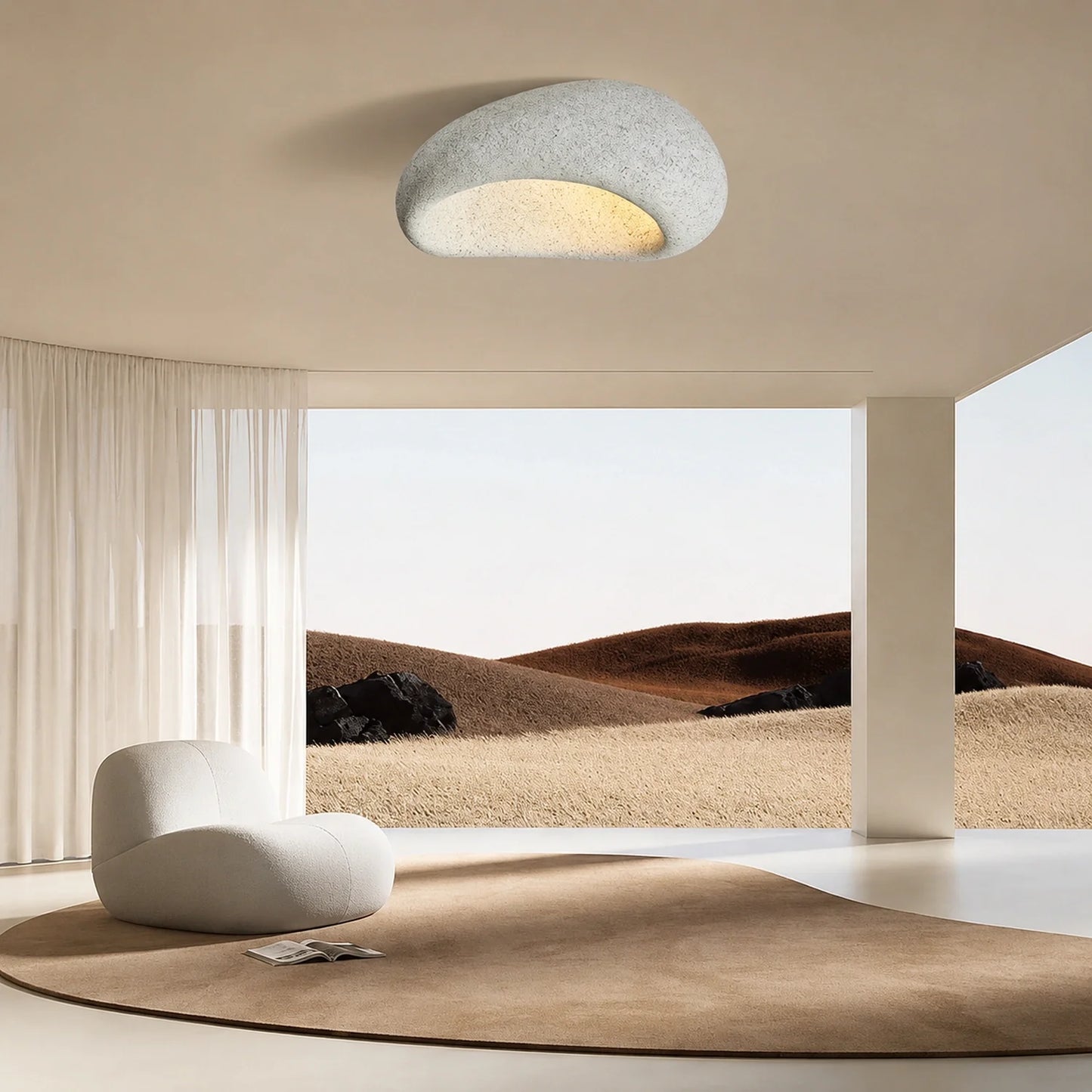Nordic Wabi Sabi LED Ceiling Light