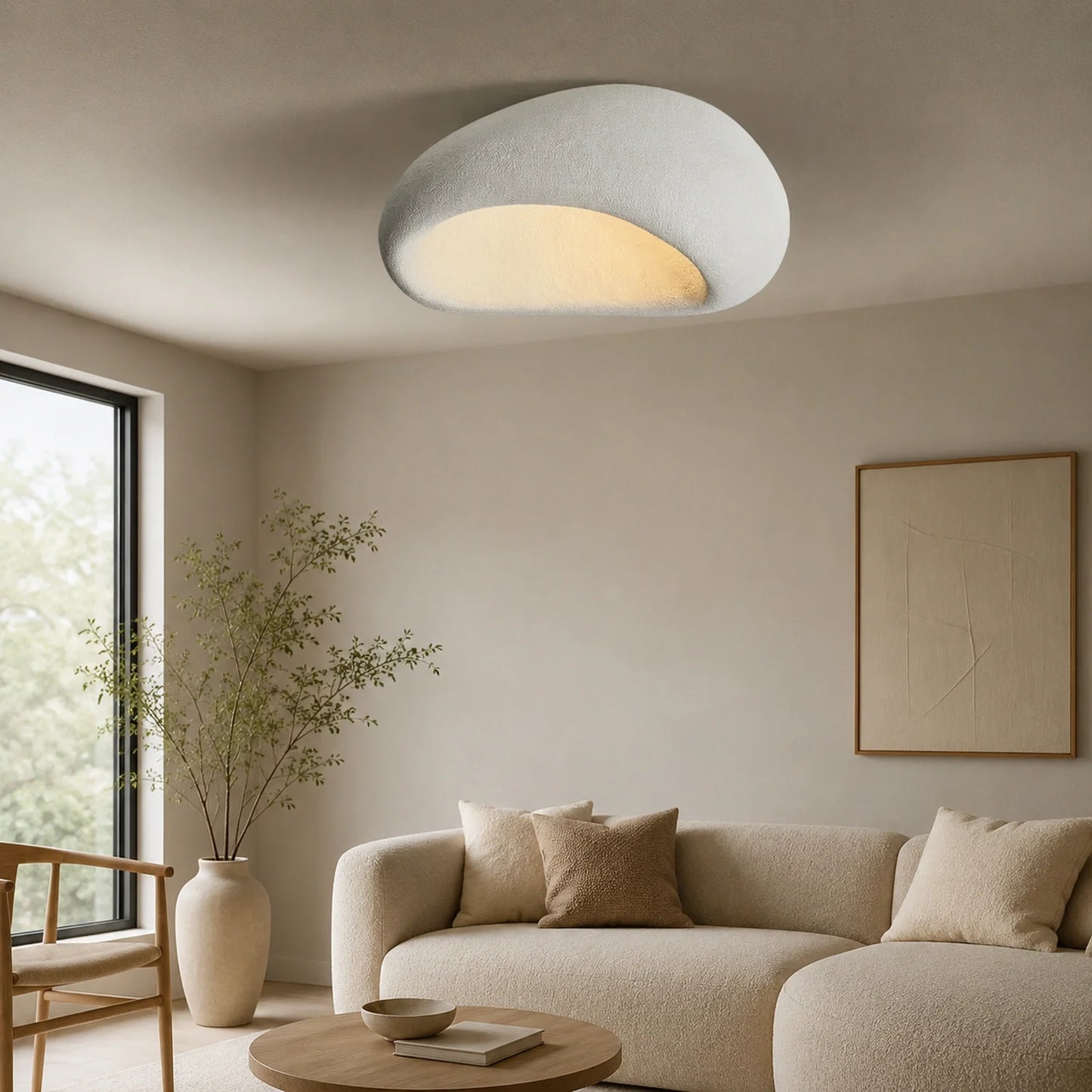 Nordic Wabi Sabi LED Ceiling Light