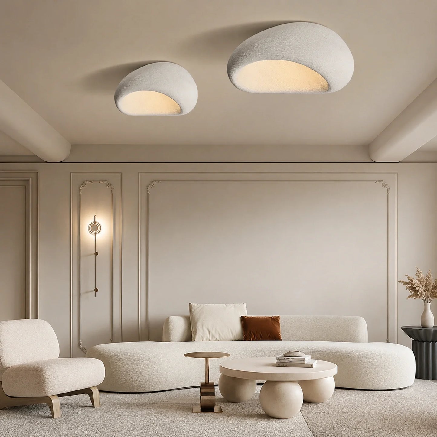 Nordic Wabi Sabi LED Ceiling Light