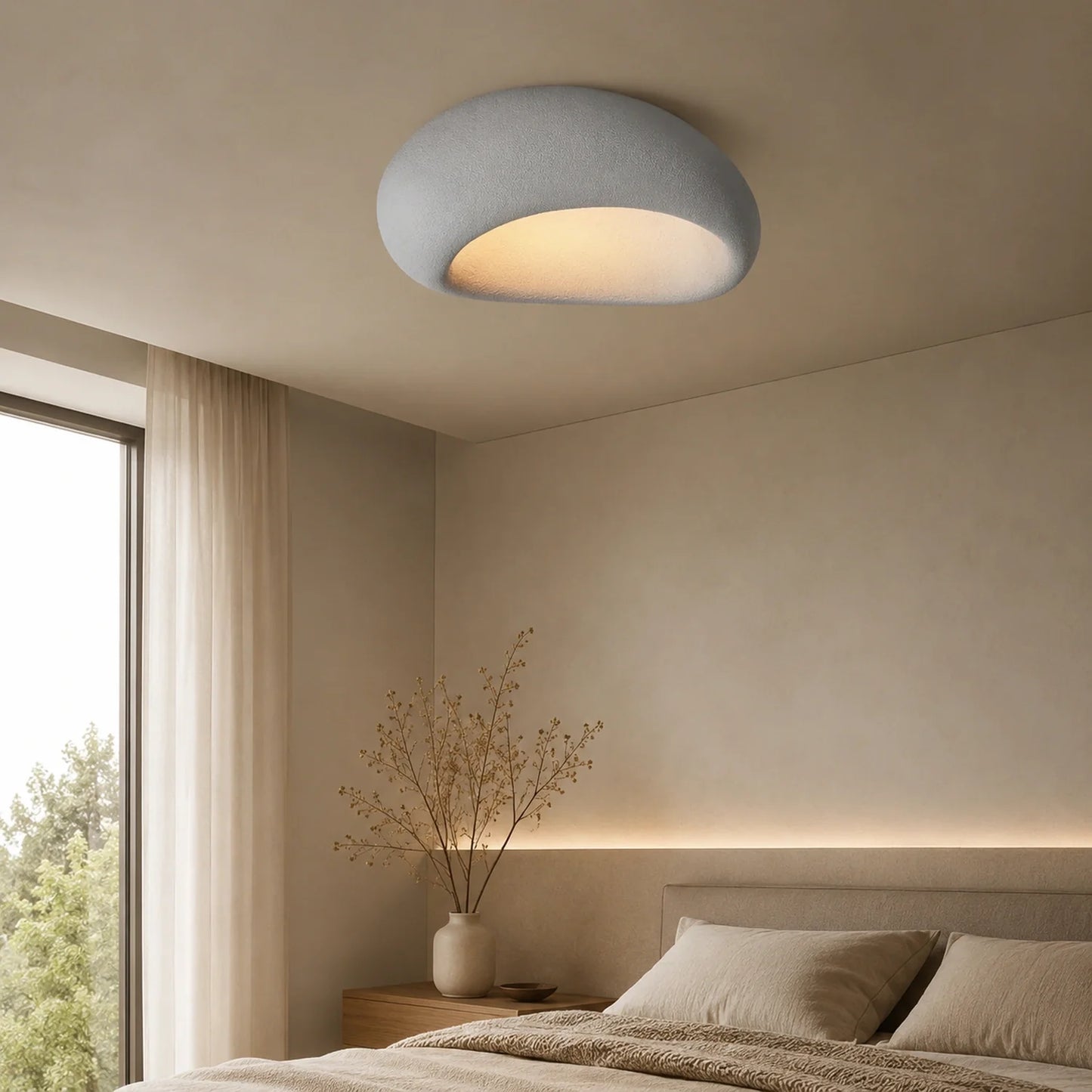 Nordic Wabi Sabi LED Ceiling Light