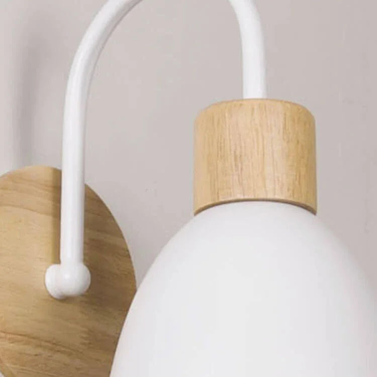 Swan-Neck Wall Light with Pull Cord