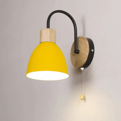 Swan-Neck Wall Light with Pull Cord