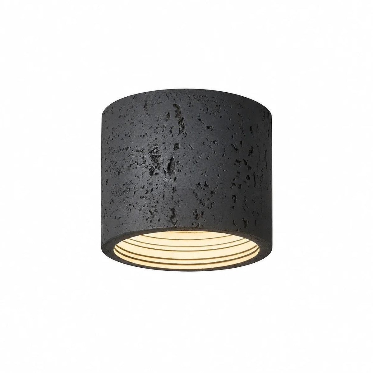 Textured Cylinder Ceiling Light