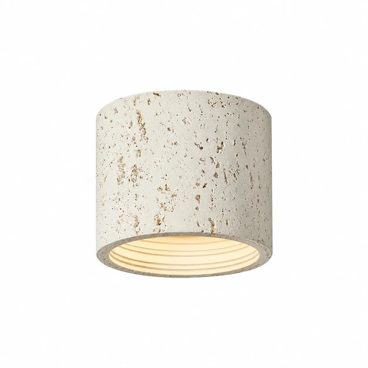 Textured Cylinder Ceiling Light