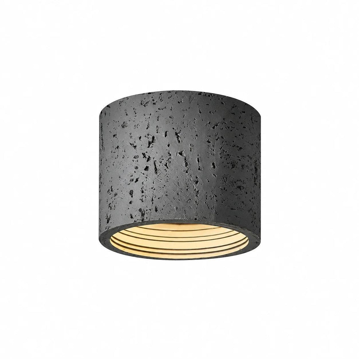 Textured Cylinder Ceiling Light