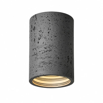 Textured Cylinder Ceiling Light