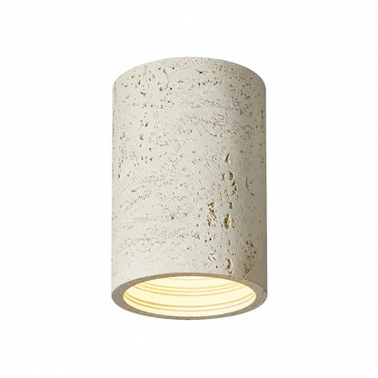 Textured Cylinder Ceiling Light