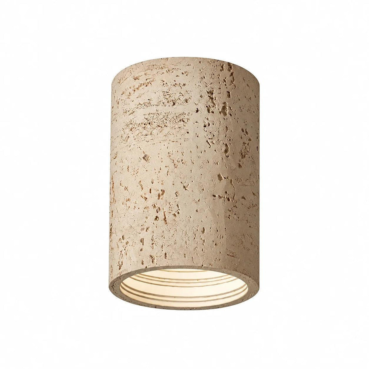 Textured Cylinder Ceiling Light