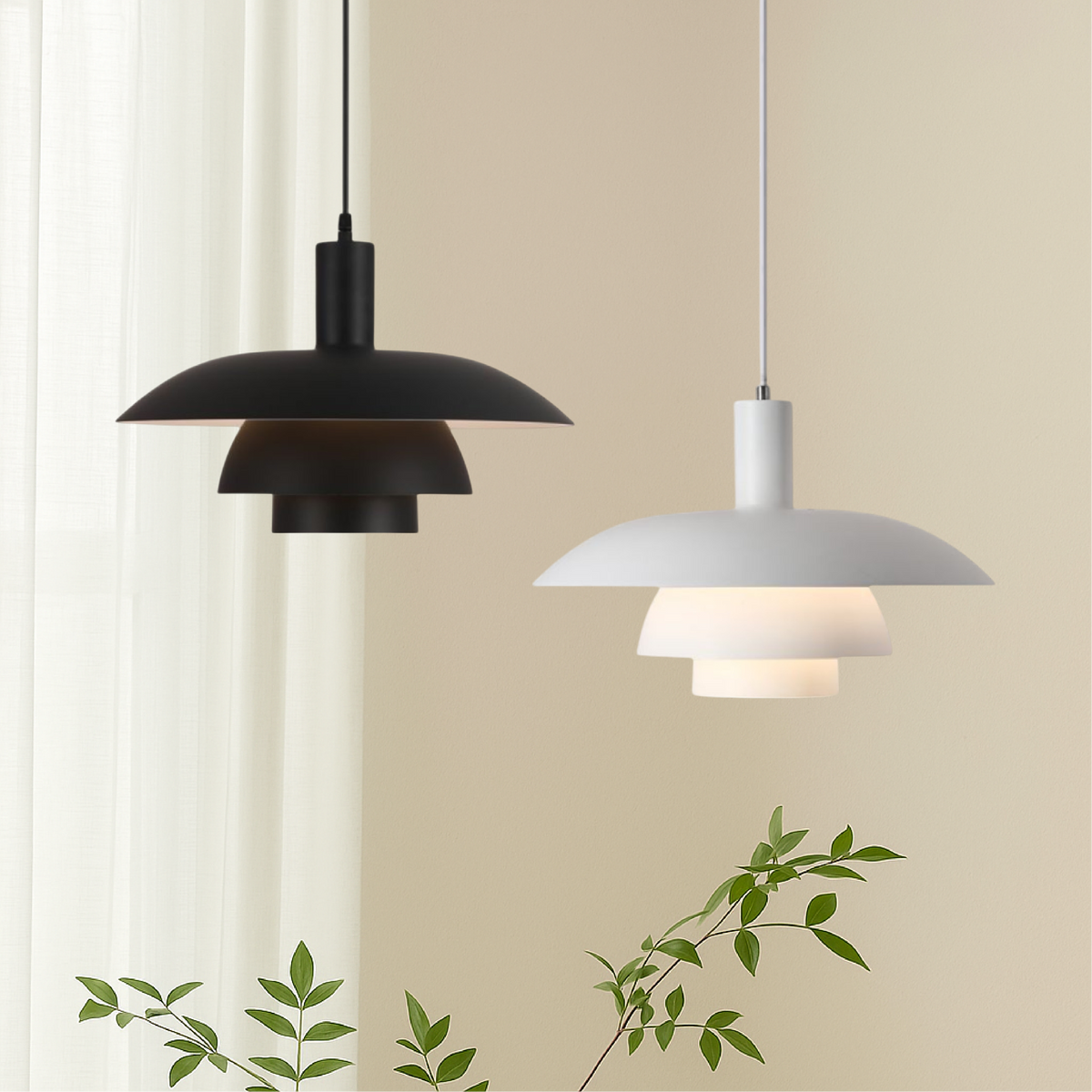 Three-Tier Metal LED Pendant Light