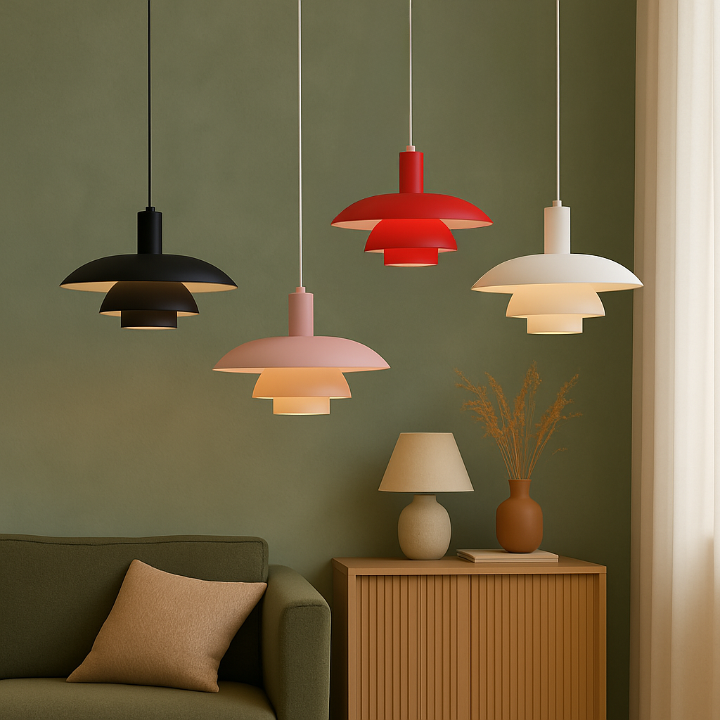 Three-Tier Metal LED Pendant Light