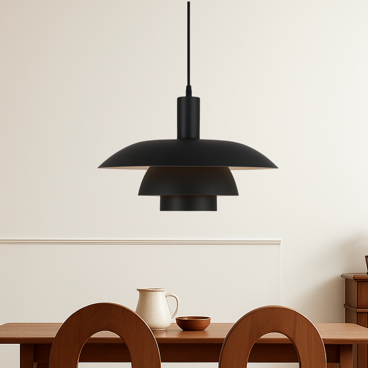 Three-Tier Metal LED Pendant Light