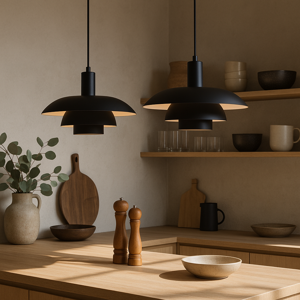Three-Tier Metal LED Pendant Light