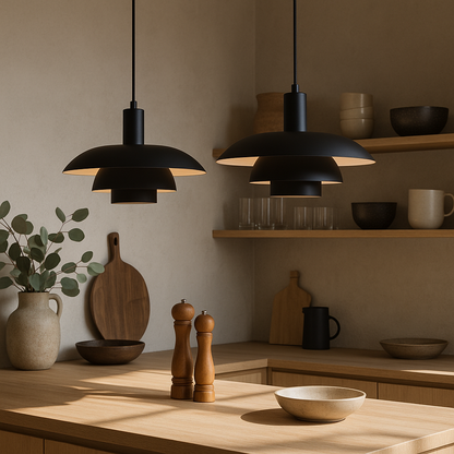 Three-Tier Metal LED Pendant Light