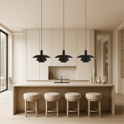 Three-Tier Metal LED Pendant Light