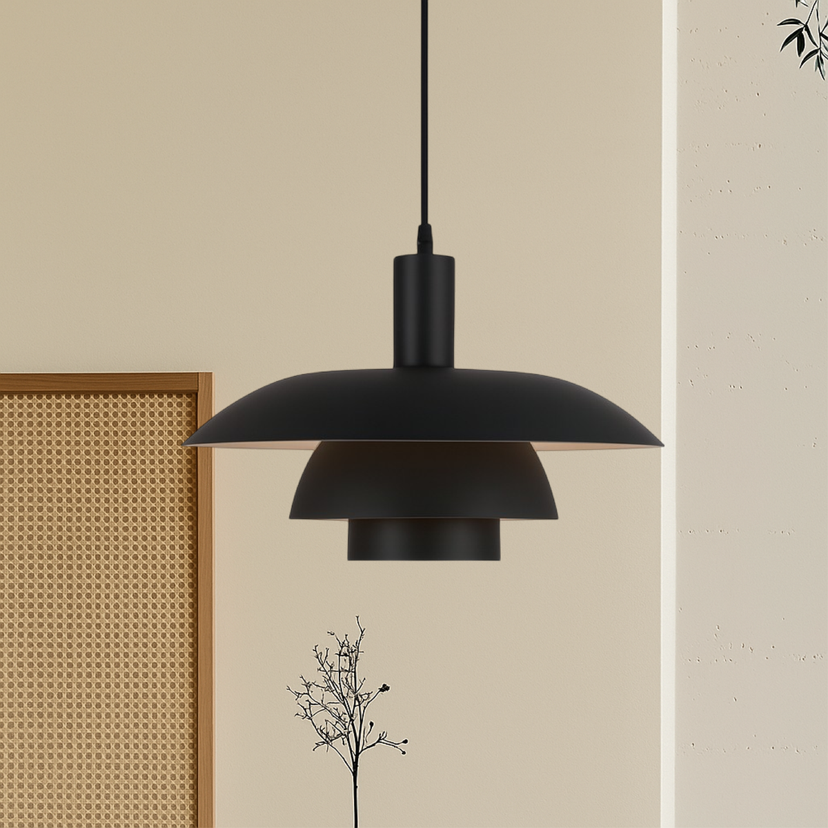 Three-Tier Metal LED Pendant Light