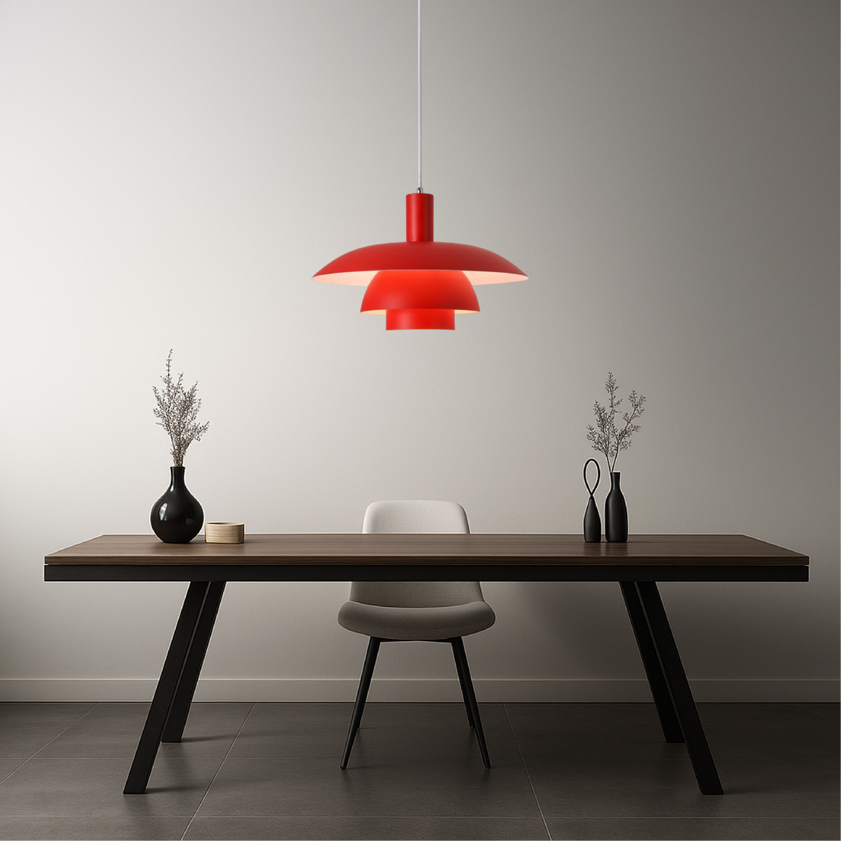 Three-Tier Metal LED Pendant Light