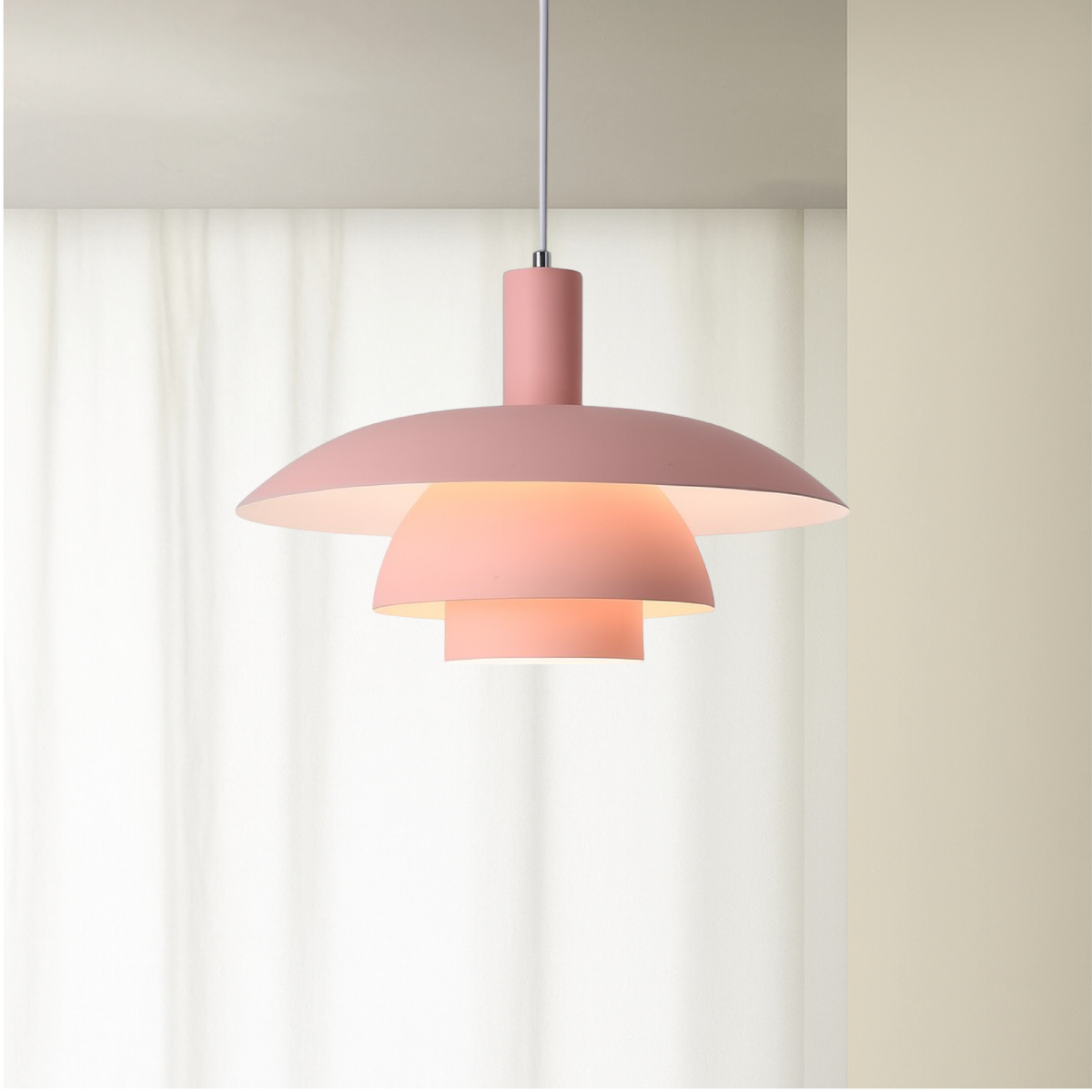 Three-Tier Metal LED Pendant Light