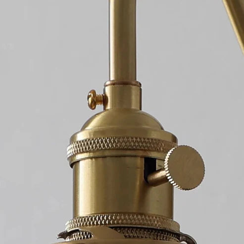 Close-up of wall sconce light fitting