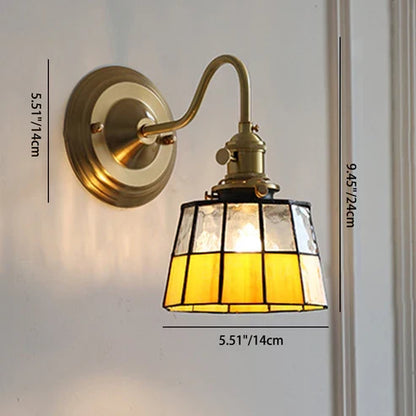 Traditional glass sconce dimensions