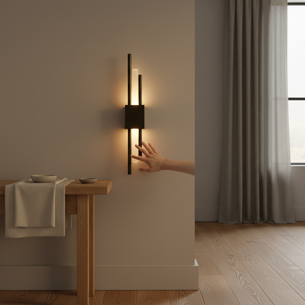 Twin-Bar LED Wall Light with Touch Control — product view 18