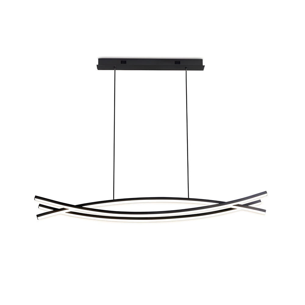 Modern LED Pendant Light, Adjustable Height
