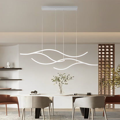 Linear LED Pendant Light for Dining Table