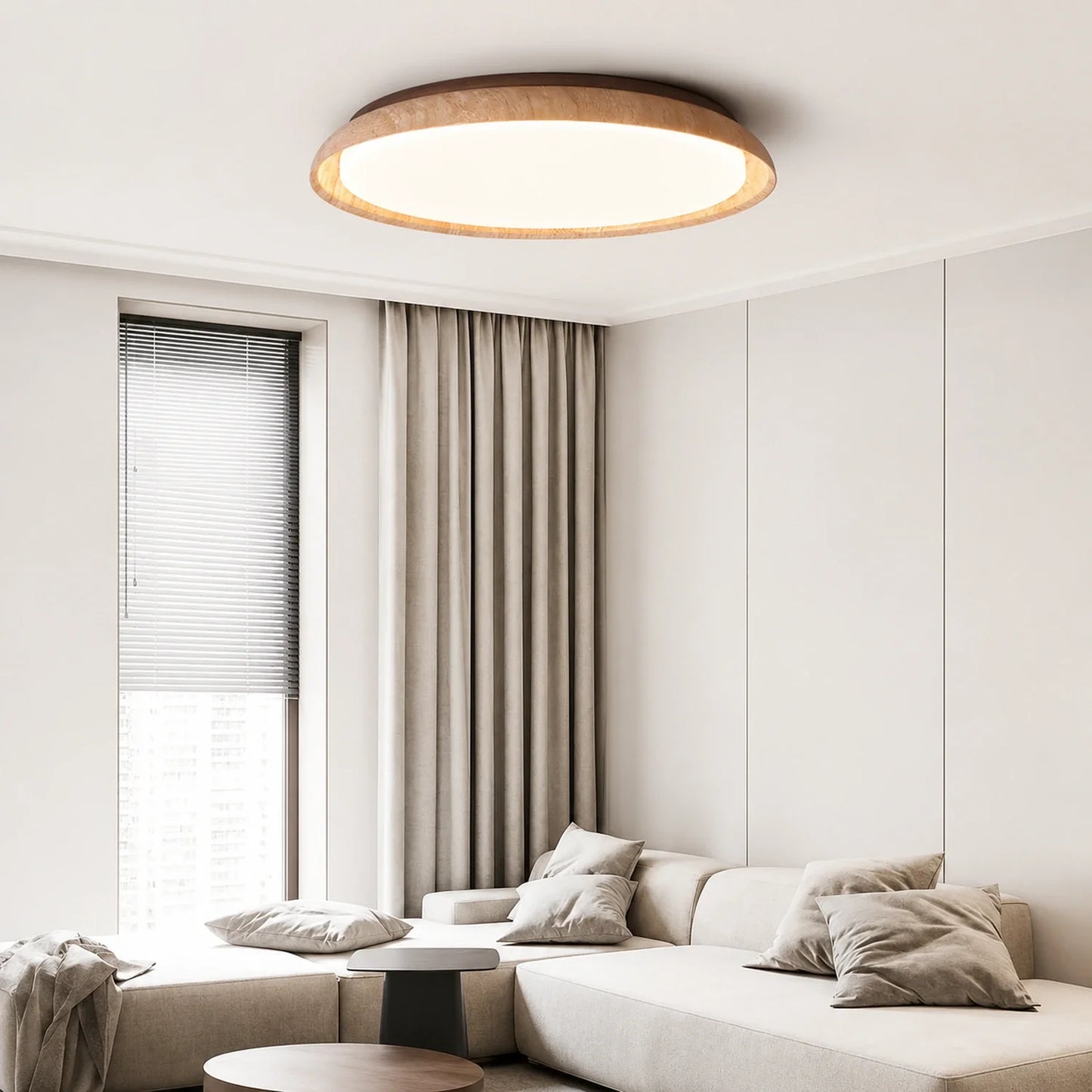 Travertine Stone LED Ceiling Light