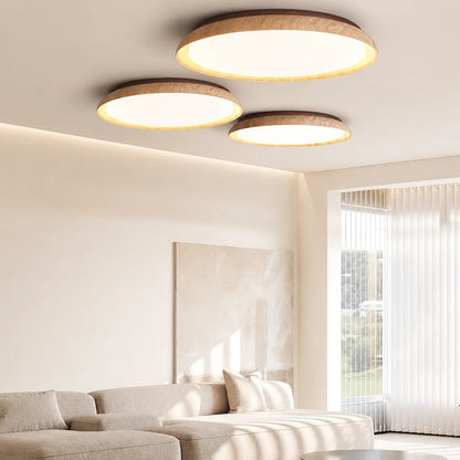 Travertine Stone LED Ceiling Light