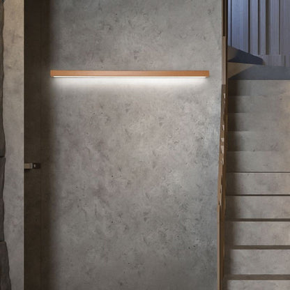 Wood-Frame Linear LED Wall Light
