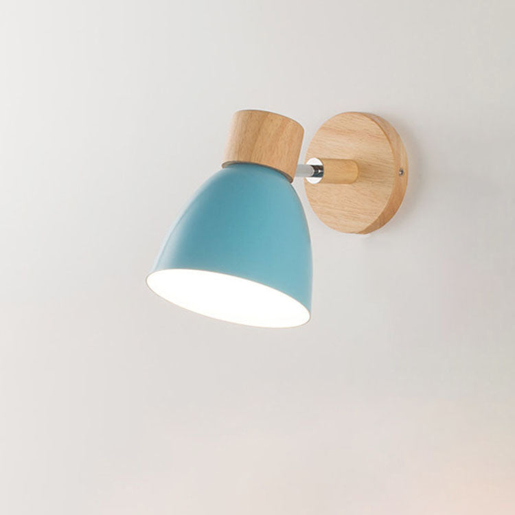 Modern wall-mounted cone light variant view