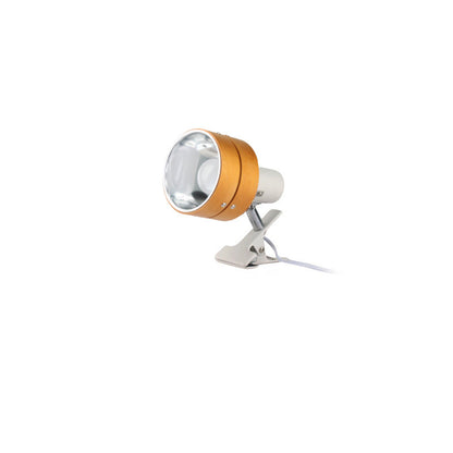 Wooden Clip-On Desk Lamp