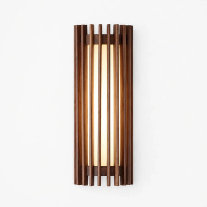 Wabi-Sabi Wood and Acrylic LED Wall Sconce